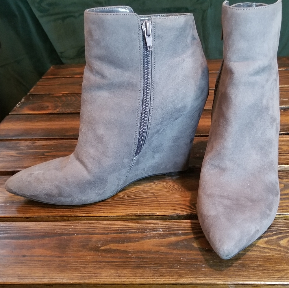 Pointed Toe Wedge Booties by Worthington